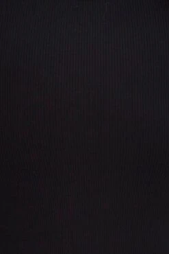 Black High Waist Side Slit Midi Jersey Skirt -You And All Fashion Store csm25820 47lb black 6