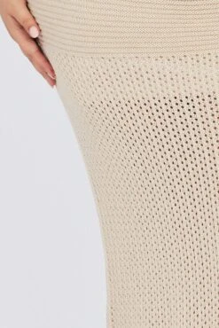 Beige Crochet Maxiskirt -You And All Fashion Store csm3048x 40a beige 6