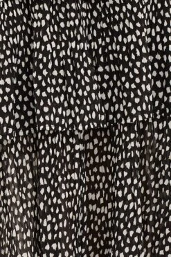 Geo Print Midi Skirt Ruffle Hem -You And All Fashion Store csm7831 52a geo print 6
