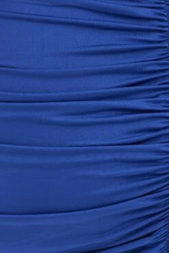 Blue Mini Skirt Ruched -You And All Fashion Store css1195 47rb blue 6