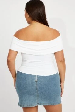 Denim Denim Split Mini Skirt 10 Denim Denim Split Mini Skirt -You And All Fashion Store css1265 84ab light wash 5