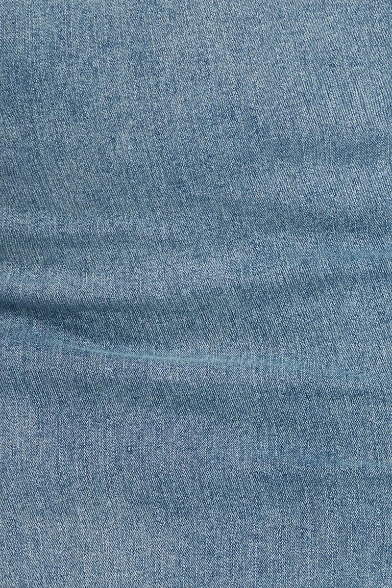 Denim Denim Split Mini Skirt 6 Denim Denim Split Mini Skirt - Image 6