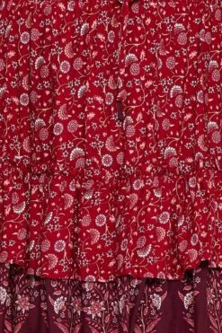 Boho Print Mini Skater Skirt Elastic Waist -You And All Fashion Store css1362a 36lb boho prt 6 1