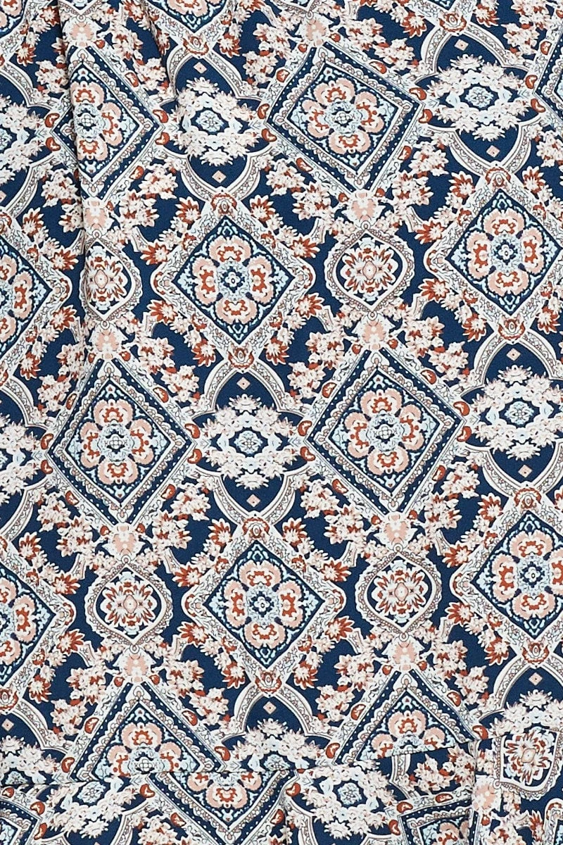 Paisley Pr Mini Skirt Ruffle Hem 6 Paisley Pr Mini Skirt Ruffle Hem - Image 6