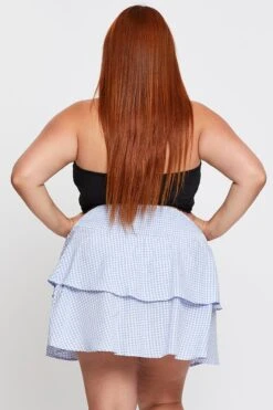 Check Mini Skater Skirt Tie -You And All Fashion Store css31055 36l check 5 1