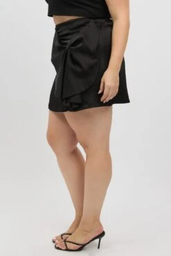 Black Bow Mini Skirt -You And All Fashion Store css32468 10ab black 4
