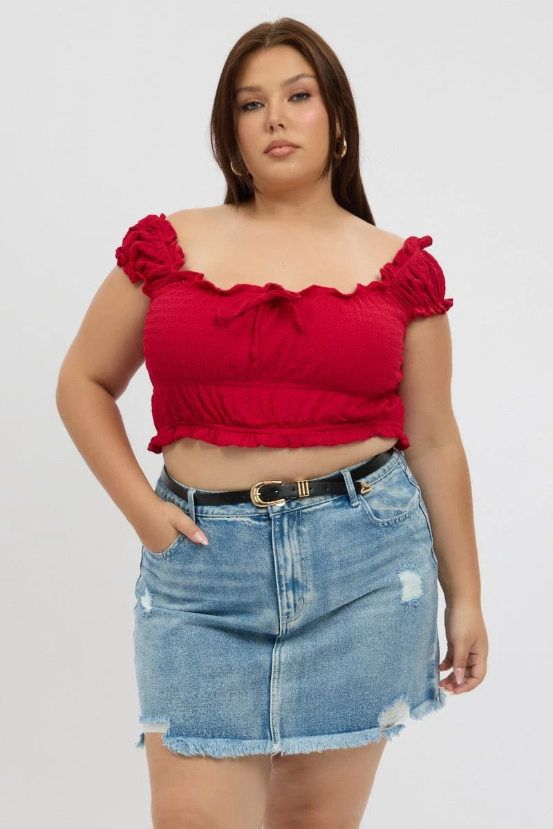 Denim Contrast Stitch Distressed Mini Skirt 3 Denim Contrast Stitch Distressed Mini Skirt - Image 3