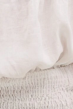 White Crop Top Short Sleeve Waist Shirred -You And All Fashion Store cwc1104 34rb white 6