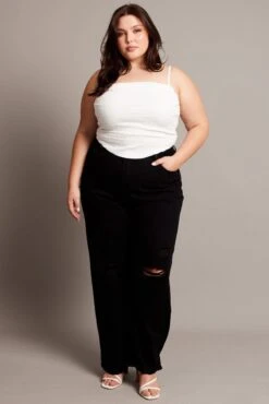 White Cami Top Sleeveless Cowl Neck Textured -You And All Fashion Store cwc1152ae 47r white 3