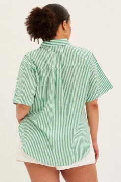 Stripe Stripe Shirt -You And All Fashion Store cwc1466d 47rb stripe 5