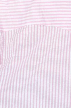 Stripe Oversized Shirt -You And All Fashion Store cwc1642 10l stripe pink 6