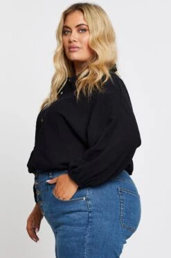 Black Textured Shirt Off Long Sleeve 9 Black Textured Shirt Off Long Sleeve -You And All Fashion Store cwc1685 33lb black 4 1 1