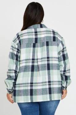 Check Long Sleeve Shirt -You And All Fashion Store cwc2172b 34lb check 5