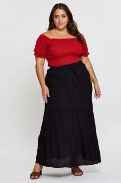 Brown Shirred Bodysuit Forest Short Sleeve -You And All Fashion Store cwc25478 36lb rust 3 1