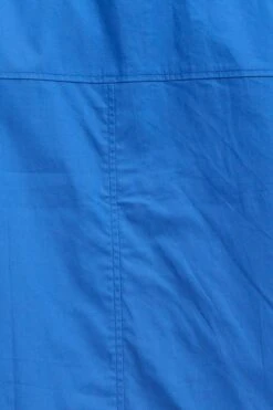 Blue Long Sleeve Oversized Cotton Shirt -You And All Fashion Store cwc25847 42lb cobalt 6