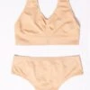 Beige Seamless Lingerie Set