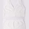 White Seamless Lingerie Set