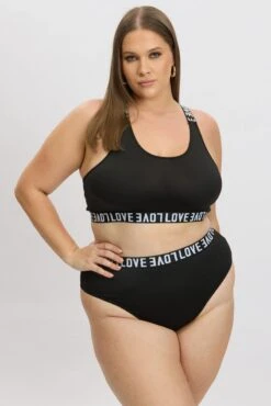 Black Sport Lingerie Set