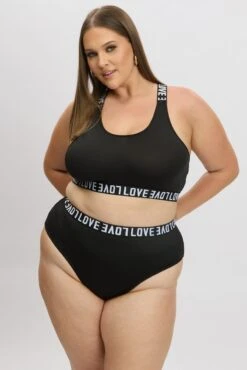 Black Sport Lingerie Set -You And All Fashion Store cwl000189a 51b black 3