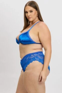 Blue Lace Lingerie Set -You And All Fashion Store cwl000194 51b blue 4