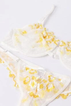 White Embroidered Lingerie Set -You And All Fashion Store cwl000202 51b white 3