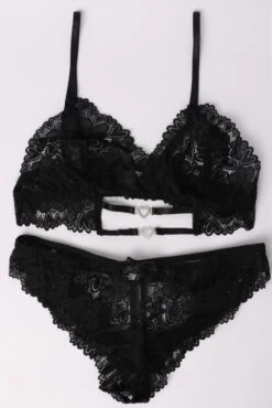 Black Lace Lingerie Set